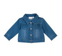 Chicco, Veste Enfant Anti-vent En Denim, Blouson avec Capuche et Ouverture Frontale à Fermeture Éclair Pratique, Lavable en Machine, Vêtement Enfant 0-24 Mois, Conçu en Italie