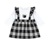 Chicco, Vestito a maniche lunghe, Bébé fille, Bianco, 6M, Conçu en Italie