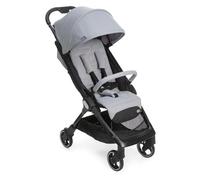 Chicco We Poussette Ultra-compacte, Pliage Ultra-Légère,(0 Mois à 22 Kg), Poussette de voyage, Bagage à main, Inclinable avec Position de Couchage, Bretelles Rembourrées, Capote Protection Pluie, Gris