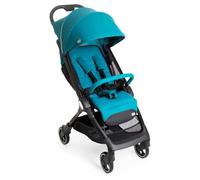 Chicco We Poussette Ultra-compacte, Pliage Ultra-Légère,(0 Mois à 22 Kg), Poussette de voyage, Bagage à main, Inclinable avec Position de Couchage, Bretelles Rembourrées, Capote Protection Pluie, Bleu