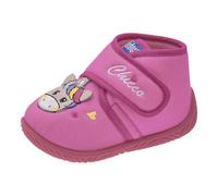 Chicco Zapatillas CASA Y Guardería Con Cierre Adhesivo (1) Chausson, Fuchsia, 22 EU