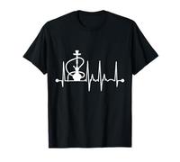 Chicha narguilé Heartbeat EKG Funny Design T-Shirt