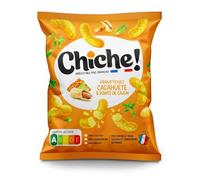 CHICHE - Croustiches cacahuètes et pointe de cajun - Snack à Base de Pois Chiches et Fèves · Sans Gluten · Sans Conservateurs · Alternative Saine aux Chips Classiques - le paquet de 70g - Le Lot De 4
