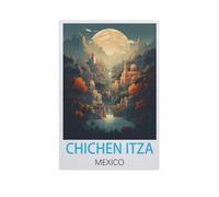 Chichén Itzá, Mexique，Puzzles pour Adultes 1000 Pièces Puzzles pour Adultes pour Enfants Papier Puzzle Adolescents Jeux Éducatifs Anti-Stress Jouet Cadeau（50x70cm）-GJ70