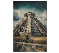 Chichen Itza Puzzle De 1000 Pièces pour Adultes, Adolescents Et EnfFourmis Puzzles, Décompression Intellectuelle, Jeu Familial AmusFourmi 78×53cm