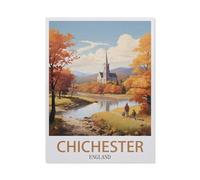 Chichester Angleterre，1000 Pièces Puzzle pour Adultes Enfants Adolescents, Intelligence Soulagement du Stress Divertissement Papier Jouets Bricolage Anniversaire（50x70cm）-HD56