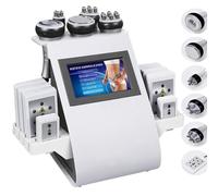 chichigo 40 Khz Radiofréquence Cavitation Produit de beauté, 6 en 1 Anti-cellulite Masseur Facial Soulèvement Du Corps Formé Amincissant Machine à Brûler Les Graisses Instrument