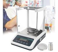 chichigo Balance analytique de 100 g-220 g, bilance numérique de laboratoire Ad haute précision 0,0001 g (0,1 mg), calibrage automatique, affichage à LED, pour cuisine pharmaceutique, médicale