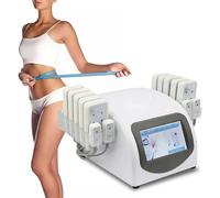 chichigo Machine pour amincissement corporel, instrument de beauté modeleur avec 14 (10 grandes sondes et 4 petites sondes), Lipodide de 650 NM et 635 NM/5 MW, améliore la forme compacte du corps