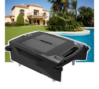 chichigo Nettoyant solaire automatique pour piscines, prévention des obstacles, rechargeable, avec deux options et panier de 3,4 l