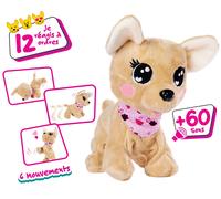 Simba Peluche interactive Chi Chi Love Baby Boo 30 cm, 12 ordres, 60 sons, version française