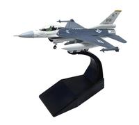 CHICHIYANG 1:100 US Air Force F-16C Falcon Fighter Model Alloy High-Simulated Combat Avions de collection pour décoration de la maison