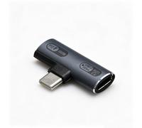 CHICHIYANG Adaptateur audio 2 en 1 de type C vers 3,5 mm avec charge PD 100 W et transfert de données haute vitesse USB C Hub Splitter
