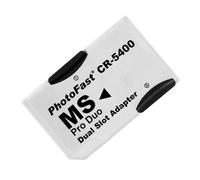 CHICHIYANG Adaptateur CR-5400 MicroSD/TF vers MS PRO Duo, convertit 2 cartes microSDHC (TF) en cartes MS Pro Duo