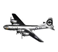 CHICHIYANG Échelle 1:144 de la Seconde Guerre mondiale US Air Force B-29 Bomber Superfortress Modèle d'avion en alliage miniature pour filles et garçons
