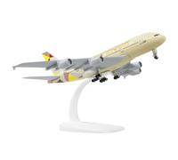 CHICHIYANG Échelle 1/300 en alliage Etihad Airlines A380 Modèle fini en alliage d'avion de ligne miniature pour les amateurs d'avions
