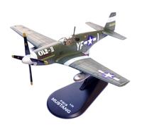 CHICHIYANG Échelle 1/72 de la Seconde Guerre mondiale US P-51B Mustang Fighter Model Alliage haute simulation Avion de combat Collection artisanale pour décoration de la maison