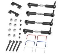 CHICHIYANG Kit de barres stabilisatrices avant et arrière pour voiture télécommandée Traxxas E-Revo/Mini Slash 1/16