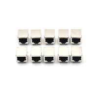 CHICHIYANG Lot de 10 connecteurs RJ45 à angle droit Ethernet 8P8C femelle pour circuit imprimé