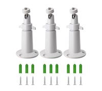 CHICHIYANG Lot de 3 supports muraux pour caméra Arlo - Rotation à 360° - Inclinaison à 90° - Réglable