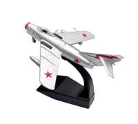 CHICHIYANG Modèle d'avion de combat en alliage 1/72 MiG-15 moulé sous pression pour décoration de bureau