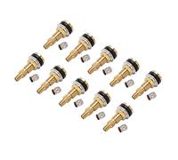 CHICIRIS 10 Pièces Tige de Valve Pneu sans Chambre à Air Liquide en Laiton Antirouille 1 7 8in TR618A pour Trou Tracteur 0.625in Pneumatique D'Orifice De 15Mm