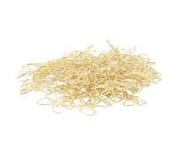 CHICIRIS 100 Pièces de Jolis Trombones à Nœud, Petits Clips de Planificateur de Couleur Métallique Brillante pour Photos, Documents, Mémos, avec Boîte pour L'organisation du Bureau, de (Doré)