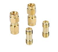 CHICIRIS 2 Couples de Femmes SMA avec Adaptateur Koaxial Hf Hf, Coïncidence Parfaite, Utilisation Large, Installation Simple