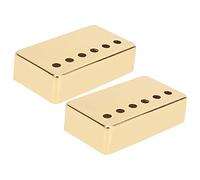 CHICIRIS 2 pièces Coquille de ramassage Guitare électrique LP Humbucker Couvercle 50mm et 52mm Accessoires d'instruments-Couverture en Or pour Pickup