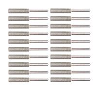 CHICIRIS 20 Pièces Affûteuse de Tronçonneuse Tête de Meulage Tête de Meulage Kit de Lime Rotative Large Utilitaire Lime de de Tronçonneuse pour Application Flexible Scène Applicable: Grande Chaîne