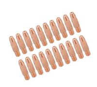 CHICIRIS 20pcs Copper Tip M6 pour Binzel 24 KD MIG/Mag Welding Torch 0,8/1,0/1,2 Mm, Pointes M8, Attachement de la Pointe de Soudage Flexible (0.8) (1.0)