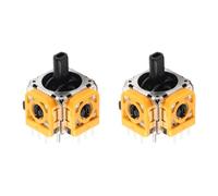 CHICIRIS 2PCS Joysticks Remplacement pour Pro Controller ABS Metal Hall Effet 3D Module de Joystick de Capteur Analogique 3D