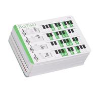 CHICIRIS 3,74 X 5,31 Pouces de Piano Charciens Cartes Flash, Outil de Théorie Musicale pour Les Débutants avec Design codé en Couleur, Grande Aide à L'apprentissage Musical pour Les