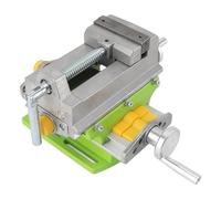 CHICIRIS 3 Pouces Étau de Perceuse, Conception en Alliage D'Aluminium | Polyvalent pour le perçage sur banc, usinage de haute précision, facile à utiliser, double mouvement, ouverture de mâchoire