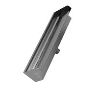 CHICIRIS 304 Courant DE LA Cascade en Acier Inoxydable avec Bouchons, Grande Ouvre d'eau D'ouverture pour Piscine, Décoration en Terrasse Essentielle (500 mm)