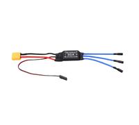 CHICIRIS 30A ESC sans Balais pour Avion RC avec Dissipateur Thermique (1) | Coque en Plastique, Compatible avec Moteur 1400KV, Microcontrôleur Monopuce, Connecteur Mâle JST, Fonction de freinage.