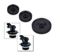 CHICIRIS 3pcs Durables Suivez Le Kit de Vitesse de Mise au Point de Focalisation pour Fotga, Matériau ABS, 65T 43T 38T 0,8 Mm, équipement de Focalisation de L'objectif pour Les Cinéastes