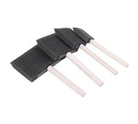 CHICIRIS 4 Pcs en Mousse Sponge Brush Ensemble avec Poignée en Bois pour la Peinture, Les Graffitis et Le Nettoyage, pour Les Artistes et Les Artisans