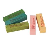 CHICIRIS 5 Pièces Gomme à Cordes de Frette de Guitare, Blocs de Polissage de Sable de Diamant en Caoutchouc Naturel avec Grain 180 400 1000 1500 2000 pour Basses Ukulélés Mandolines Banjos