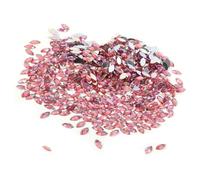 CHICIRIS 500pcs 7 * 15 Mm Crystal Acrylique Horse Eye Flat Back Perles, Accessoire de Vêtements pour le Téléphone, 5 Variétés de Couleurs, Idéal pour les Concepteurs Professionnels et les Amateurs
