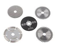 CHICIRIS 5pcs 85 Mm Lames de Scie à Carbure de Carbure Lame Circulaire de Scie Circulaire 15 Mm Trou D'arbre en Bois en Marbre en Plastique avec des Dents Pointu