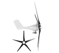 CHICIRIS 800W Calm 5 Sounds Small Generator Parts Turbines Kit pour Marine House Charge, Wind Turbines Generator for Mobile Homes, Blue Vane/Wing Coverage (12V)