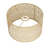 CHICIRIS Abat-jour ajouré en Forme D'arbre, Diffuseur de Lumière en Métal avec Culot E27/E14 Double Usage, pour Lampe de Table, Lampadaire, Lustre, Salon ou chambre. (GOLD)