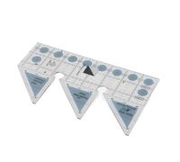 CHICIRIS Acrylic Double Strip Ruler Grids for Accurate Cutting, Non-Slip