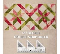 CHICIRIS Acrylic Double Strip Ruler Grids for Accurate Cutting, Non-Slip
