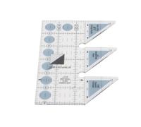 CHICIRIS Acrylic Double Strip Ruler Grids for Accurate Cutting, Non-Slip