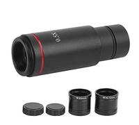 CHICIRIS Adaptateur de Caméra de Microscope, Grossissement Large 0,5X, Monture C pour CCD, Matériau ABS Solide pour Microscope Biologique et Stéréo