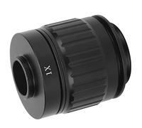 CHICIRIS Adaptateur de Caméra de Microscope, Tube Stéréo Trinoculaire, Objectif à Monture C pour Microscopes de la Série SM T490 avec 1 Adaptateur de Monture C de 38 Mm, Matériau en Alliage et Verre