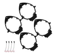 CHICIRIS Adaptateur de Haut-parleur de Voiture, Plaque de Montage de Haut-parleur pour Porte Avant et Arrière 6,5 Pouces 6,75 Pouces avec Faisceau de Câbles, pour Avalanche Enclave