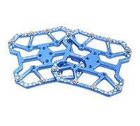 CHICIRIS Adaptateur de Plate-Forme de Pédale de Vélo SPD avec Un Grand Effet Anti-Interrupteur pour Le Vélo de Montagne et la Route en Alliage D'aluminium (Blue)
